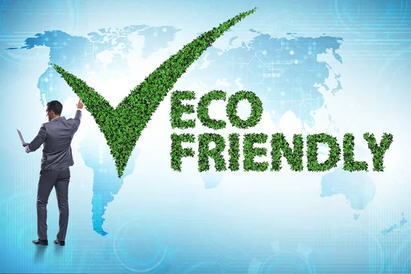 Milieuvriendelijke illustratie in ecologisch concept — Stockfoto