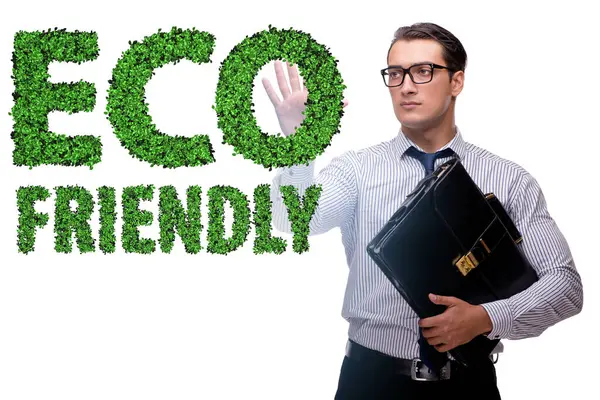 Milieuvriendelijke illustratie in ecologisch concept — Stockfoto