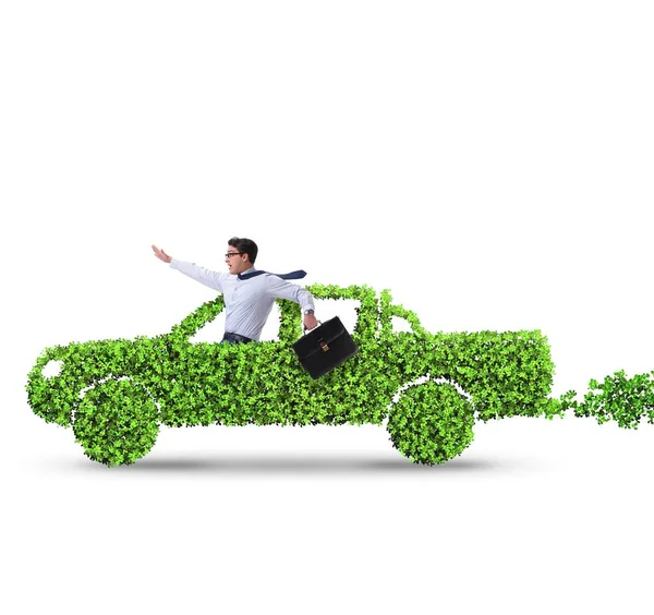 Concept van schone brandstof en milieuvriendelijke auto 's — Stockfoto