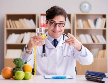 Meyve ve sebzelerle beslenme konsepti