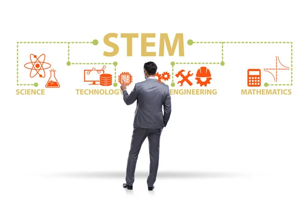 Business people in STEM education concept — Stock Photo, Image