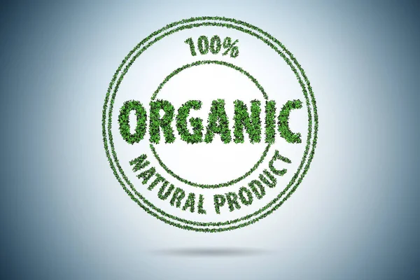 Organic product in ecology concept- 3d rendering — Stock Photo, Image
