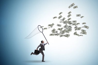 İniş ağıyla dolar yakalayan genç işadamı