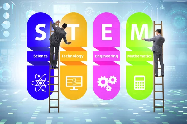 Gente de negocios en el concepto de educación STEM — Foto de Stock