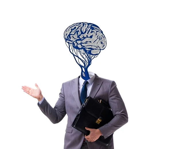 Der Mensch im Konzept der künstlichen Intelligenz — Stockfoto