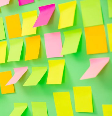 İş konseptinde birçok anımsatıcı