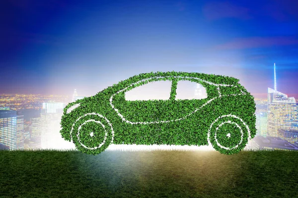 Konzept des ökologischen Elektroautos — Stockfoto