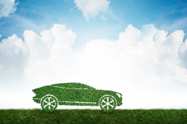 Concetto di auto elettrica ecologica — Foto Stock