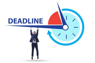 Son Tarih ve zaman yönetimi kavramı işadamı