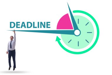 Son Tarih ve zaman yönetimi kavramı işadamı