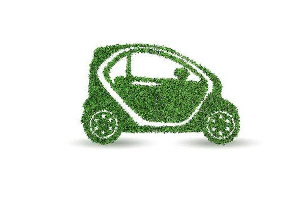 Concept de voiture électrique écologique — Photo