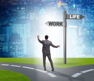 İş hayatı ya da ev dengesi iş kavramı