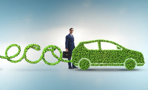 Voiture écologique alimentée par une énergie alternative — Photo