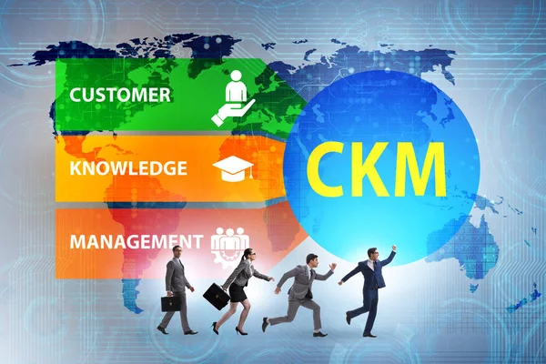 Customer knowledge management business concept — Stock Photo, Image