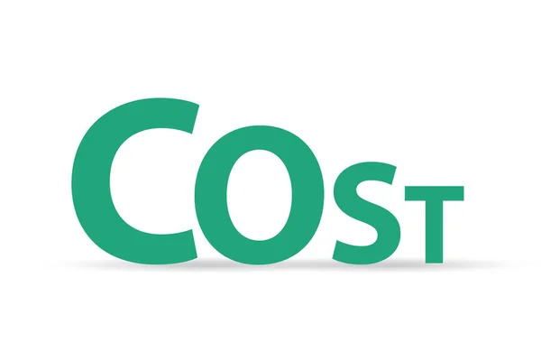 Cost optimisation concept with falling costs — Stock Photo, Image