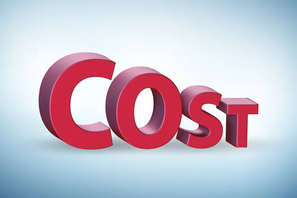 Concetto di ottimizzazione dei costi con riduzione dei costi — Foto Stock