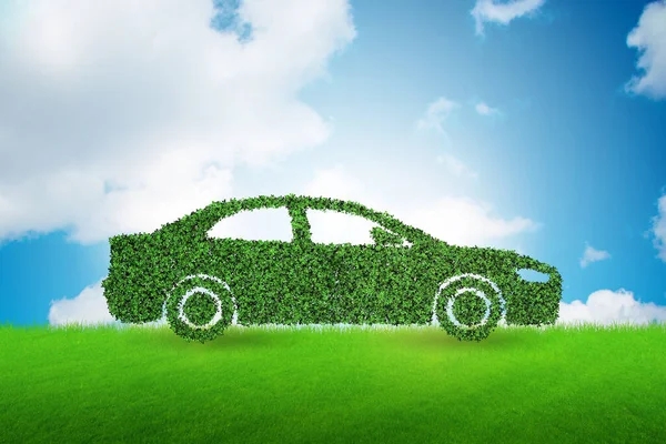 Concepto de coche eléctrico ecológico — Foto de Stock