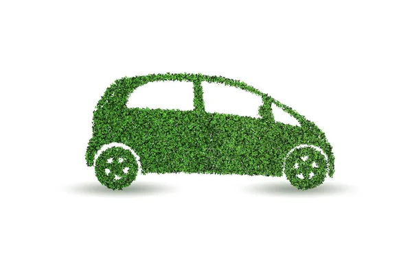 Conceito de carro elétrico ecológico — Fotografia de Stock