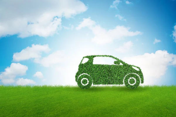 Concetto di auto elettrica ecologica — Foto Stock