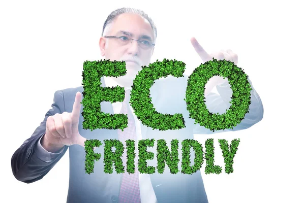 Milieuvriendelijke illustratie in ecologisch concept — Stockfoto