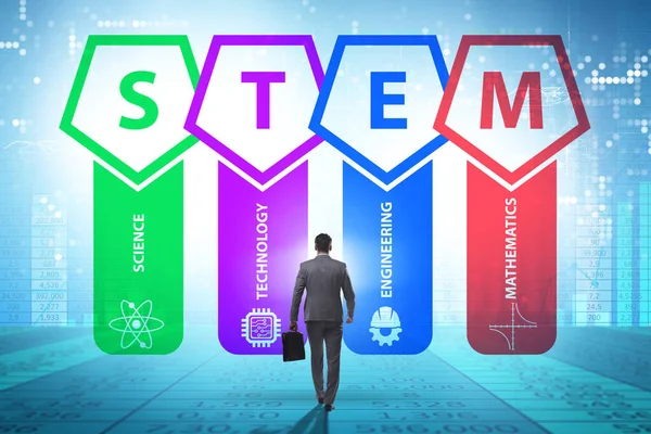 Gente de negocios en el concepto de educación STEM — Foto de Stock