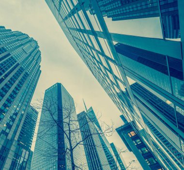 New York gökdelenleri sokak seviyesinden yükseldi