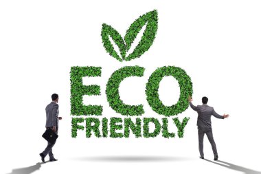 Ekoloji konseptinde çevre dostu illüstrasyon