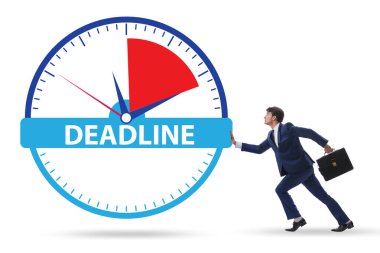 Son Tarih ve zaman yönetimi kavramı işadamı