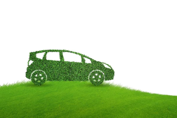 Concepto de coche eléctrico ecológico — Foto de Stock