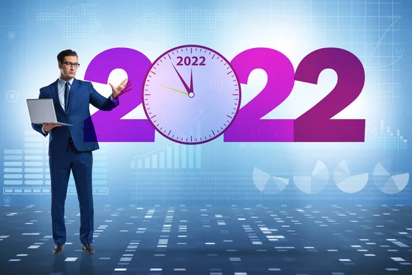 Az új év koncepciója 2022 — Stock Fotó