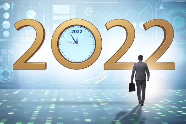 Concept de nouvelle année 2022 — Photo
