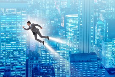 Kariyer ve başlangıç konsepti işadamı