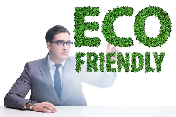 Környezetbarát illusztráció az ökológia koncepciójában — Stock Fotó
