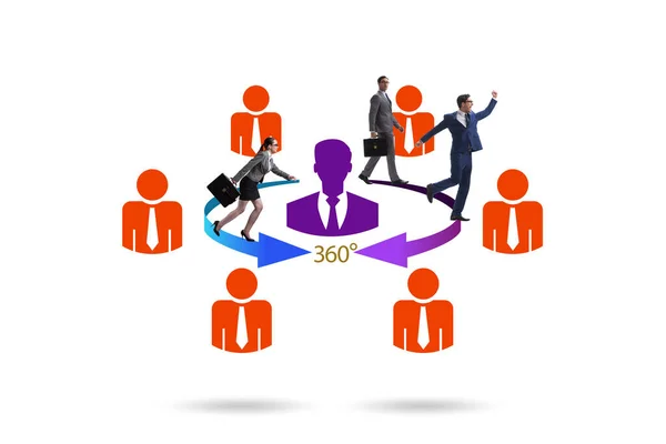 360 degree customer view for marketing purposes — Stock Photo, Image