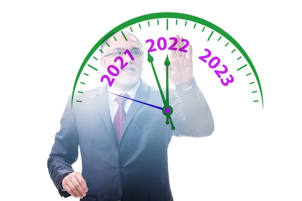 Concept van het nieuwe jaar 2022 — Stockfoto