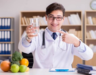 Meyve ve sebzelerle beslenme konsepti