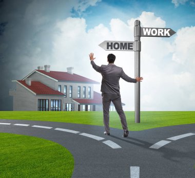 İş hayatı ya da ev dengesi iş kavramı