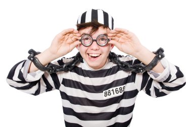 Konsept olarak komik bir mahkum.