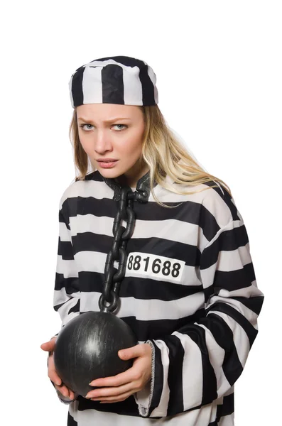 Funny prison inmate in concept — Stock Photo, Image