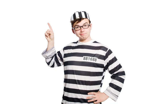 Funny prison inmate in concept — Stock Photo, Image