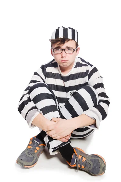 Funny prison inmate in concept — Stock Photo, Image