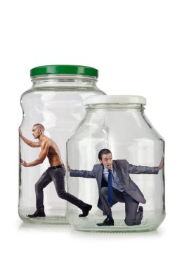 boş cam üzerine beyaz izole