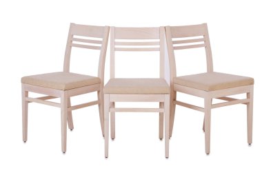 satır üzerinde beyaz izole koltukları