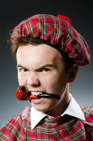 Смешной шотландский курительный табак — стоковое фото