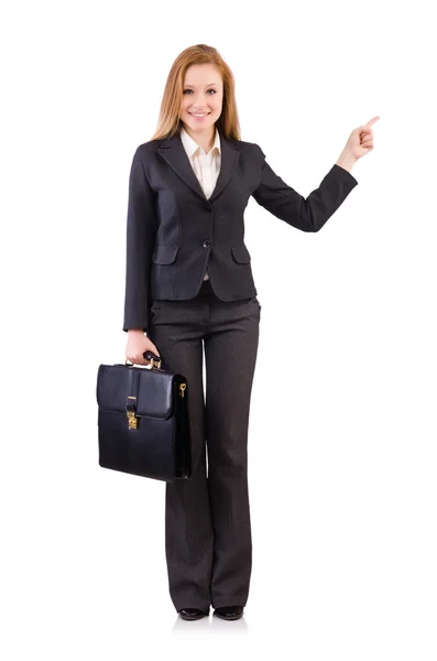 Woman businesswoman in business concept — Stock Photo, Image