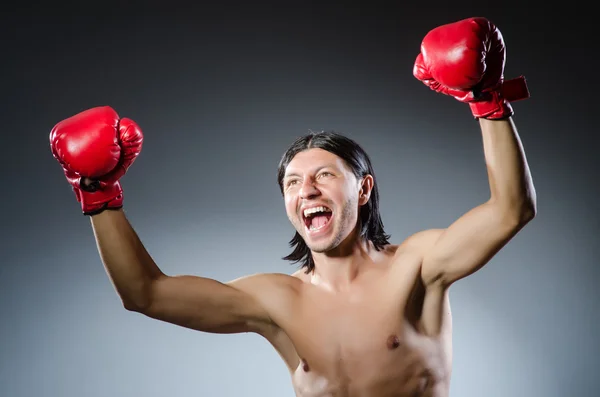 Luchador de artes marciales en el entrenamiento —  Fotos de Stock