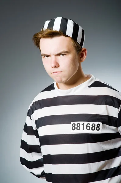 Funny prison inmate in concept — Stock Photo, Image