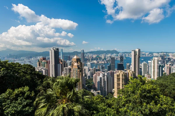 Pohled na Hongkong během dne — Stock fotografie
