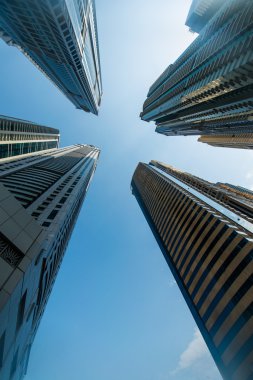 BAE 'deki Dubai Marina gökdelenleri