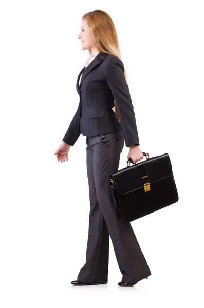 Woman businesswoman in business concept — Stock Photo, Image